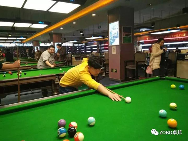 ZOBO麻豆app下载安卓挑战“激情碰撞·情系园区”中关村丰台园第五届台球竞赛